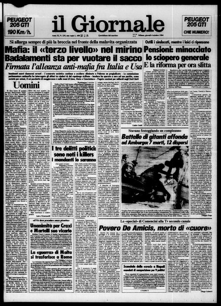 Il giornale : quotidiano del mattino